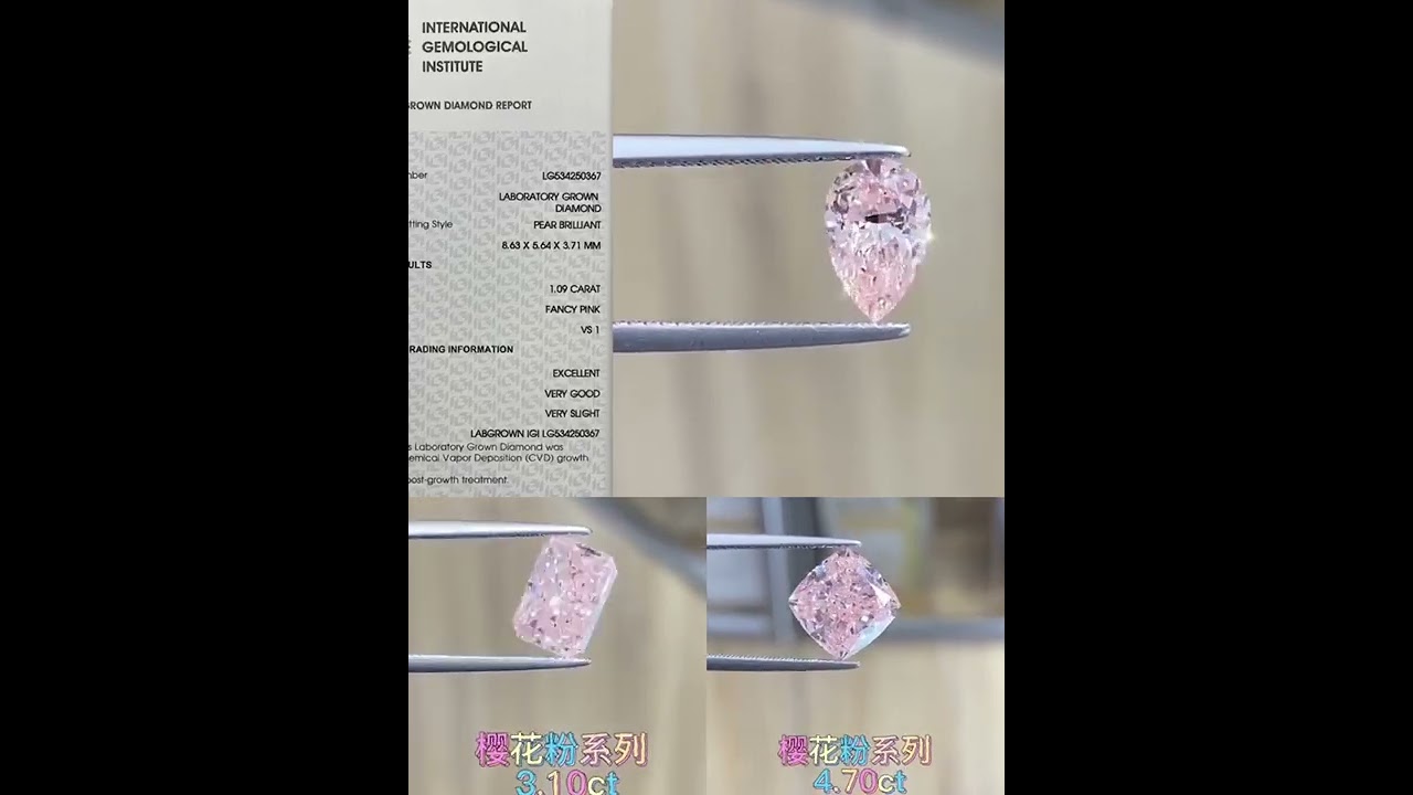 Why Fancy Pink Lab Diamond now very popular in the world ?