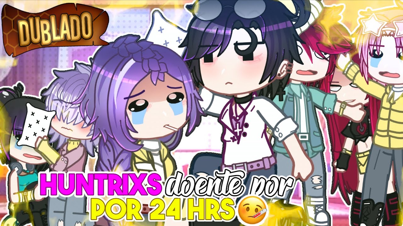 (DUBLADO) 'Huntrix Doente Por 24 Horas Com Saja Boys' Mini Filme Gacha Club