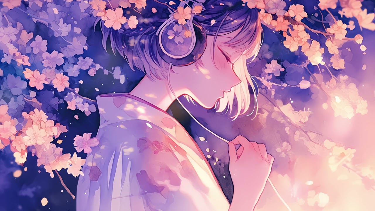 【フリーBGM】夜桜@1/ Night Cherry Blossom @1【chill/夜/かわいい/まったり】