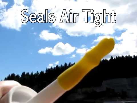 Caulk Cap: Cap Flexes To Seal Air Tight!