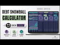 Debt Snowball Calculator Google Sheets Dark Mode | Quick Preview