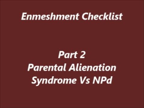 psychology degree jobs Enmeshment Checklist; NPD vs PAS (part 2)