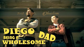 Diego being a wholesome father in season 3.