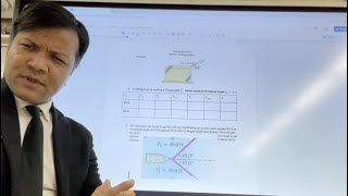 Pulling with a force at an angle