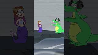 Mermaid&#39;s BIG Plan! 🧜‍♀️ (Animation Meme) #boyanddragon #shorts