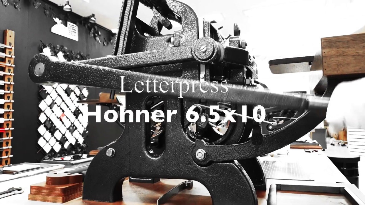 Hohner 6.5 x 10 Letterpress_tabletop letterpress YouTube