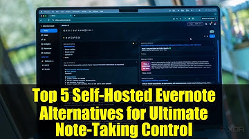 Top 5 Self-Hosted Evernote Alternatives for Ultimate Note-Taking Control