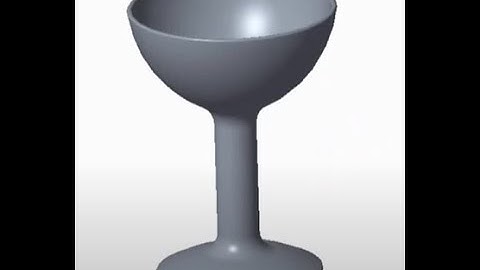 THỰC HÀNH VẼ LỆNH REVOLVE VÀ LỆNH THICKEN TRÊN PHẦN MỀM CREO PARAMETRIC 3.0