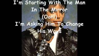 Miniatura del video "Man in the mirror - Michael Jackson ( Karaoke + Pictures)."