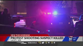 A man accused of killing protester in portland died during an
encounter with federal agents washington.