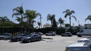 Starbucks Drive Through Only Cars in Line for Coffee! LA CA USA 3-30-2020