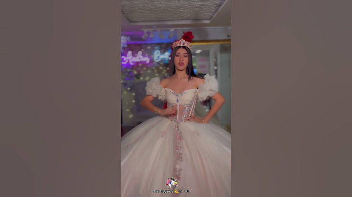 فستان زفاف زهري 😍 روعة 🌷