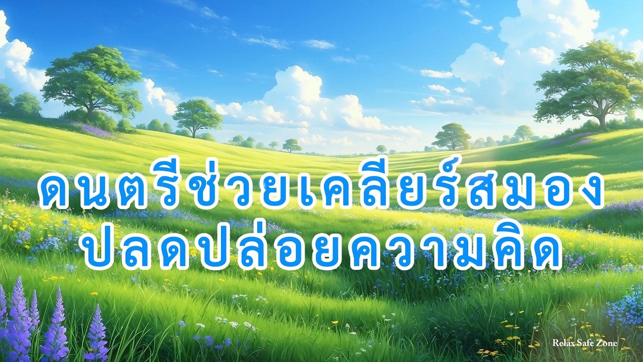 ช่วยเคลียร์สมอง • ช่วยให้อารมณ์ดี • ช่วยผ่อนคลาย • ฟังสบาย • ช่วยเพิ่มสมาธิ - Relax Safe Zone