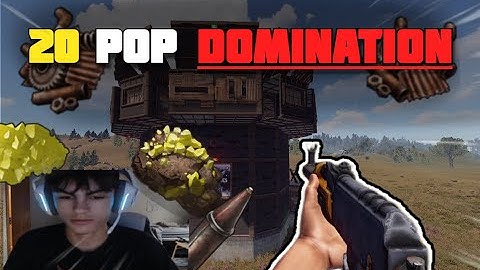How I Dominated A 20 Pop Rust Server...