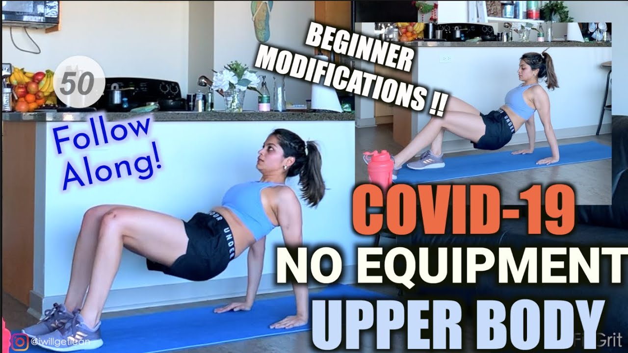 15 Minute Upper Body Workout At Home No Equipment Youtube for Fat Body