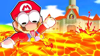 Mario 64, mas o chão é LAVA! #01 😡