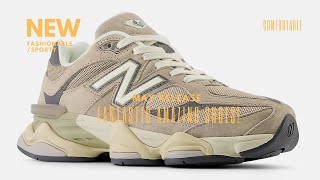 New Balance 9060 White/Grey/Green/Cream/Brown Men's/Shoes/Trainers/Sneakers - U9060EEG