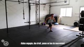 Reverse lunge jump