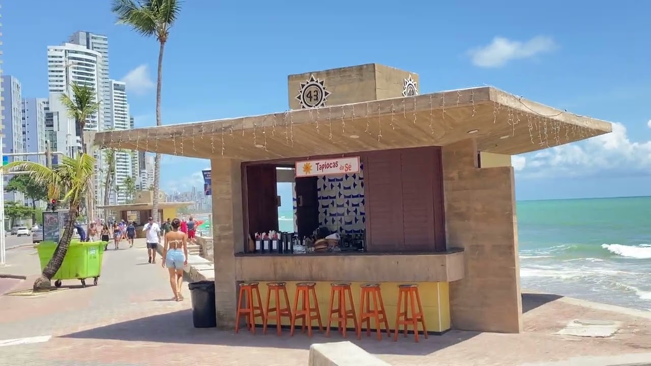 MOSTRANDO UM POUCO SOBRE A ORLA DE BOA VIAGEM EM RECIFE - PE