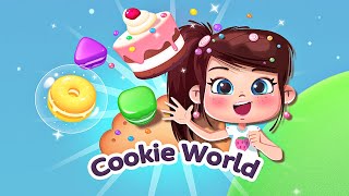 Cookie World: Sweet Match 3 Story Adventure (Gameplay Android) screenshot 1