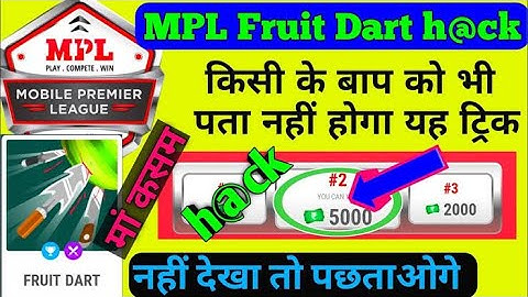 Mpl game Hank truck frute unlimited score Mpl Hank all game unlimited trick