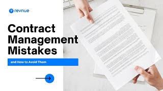 Details Contract Management Mistakes and How to Avoid Them Update