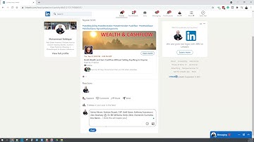 How to Tag 15 connections to the Linkedin Post