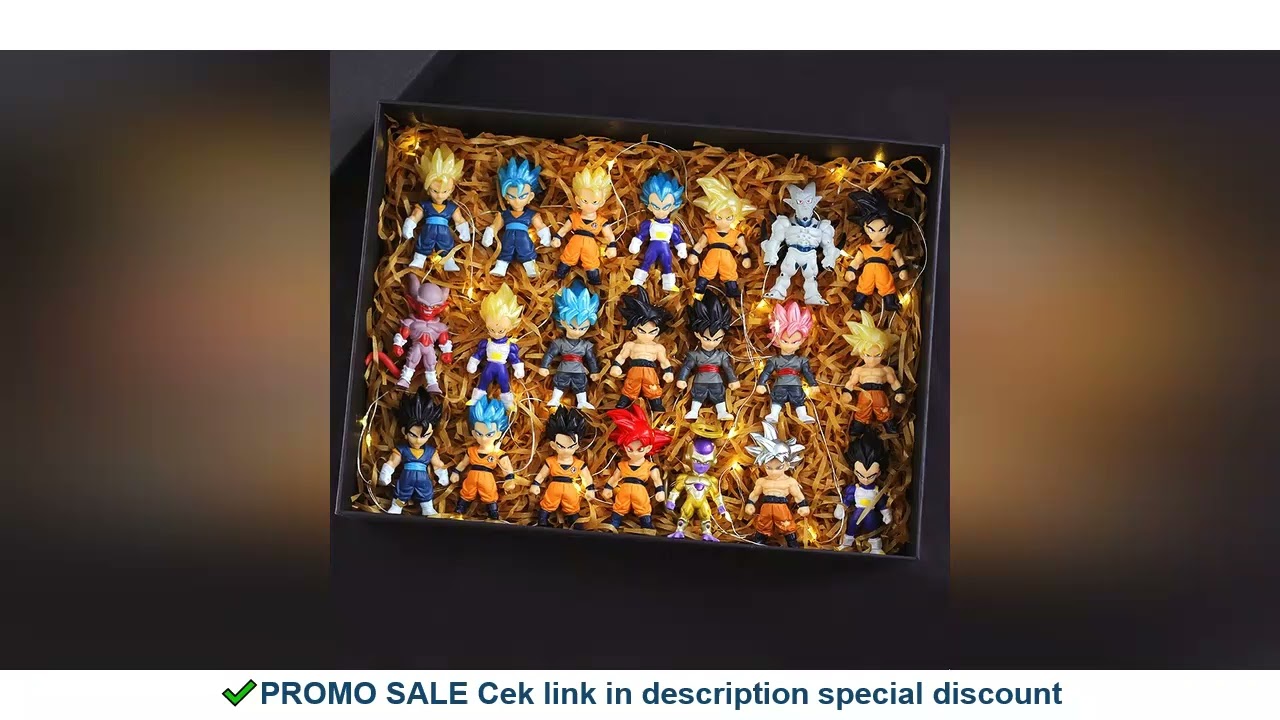 Dragon Ball Z Super Saiyan Son Goku Anime Figure Son Gohan Vegeta Broly Piccolo Majin Buu Set Action