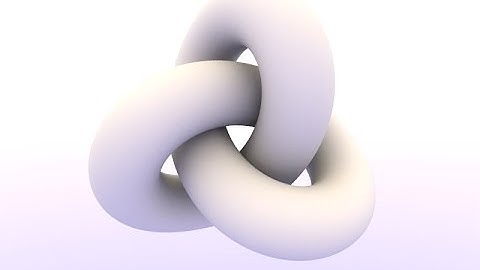 BIRTH OF A RAINDROP - Animated Trefoil Knot - featuring Xynthesizr and Spectrasonics Atmosphere