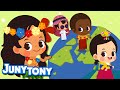Hello around the world  say hello in 15 different languages  explore world song  junytony