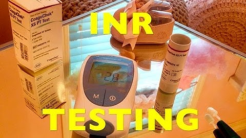FULL VIDEO: HOW TO Check Your INR At Home Roche CoaguChek - Blood Clot Thinner Coumadin INR Test