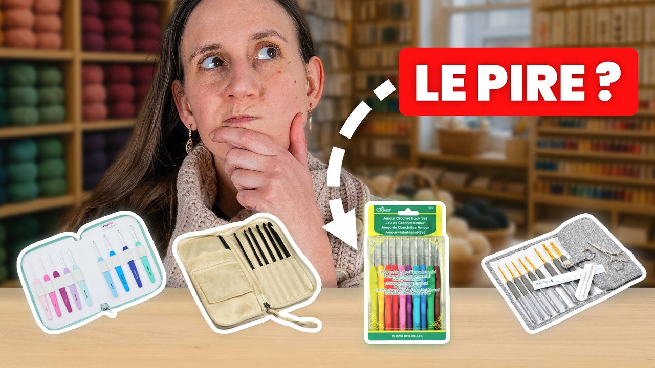 CROCHETS : Etimo, Clover Amour, Knit Pro Waves, Lantern Moon… Lequel gagne ?