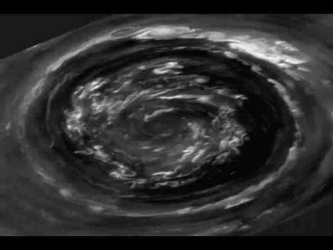 Saturn polar vortex