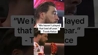 Travis Kelce spoke about this years Super Bowl loss to the Eagles #shorts