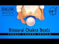 Delta Binaural Beats - Throat Chakra 385hz | Delta Brainwaves Sound Bath for Deep Dreamless Sleep