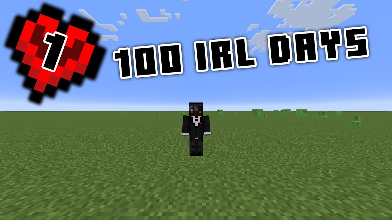 I ACTUALLY Spent 100 Days In A Hardcore World | Day 1