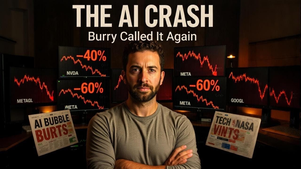 LIVE TRADING! Michael Burry is SHORTING THE AI BUBBLE! - YouTube