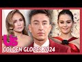 Barry Keoghan, Selena Gomez, Jennifer Lopez &amp; More Golden Globes 2024 Red Carpet Moments