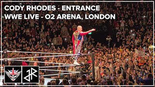 Cody Rhodes Entrance  WWE Live at the O2 Arena, London