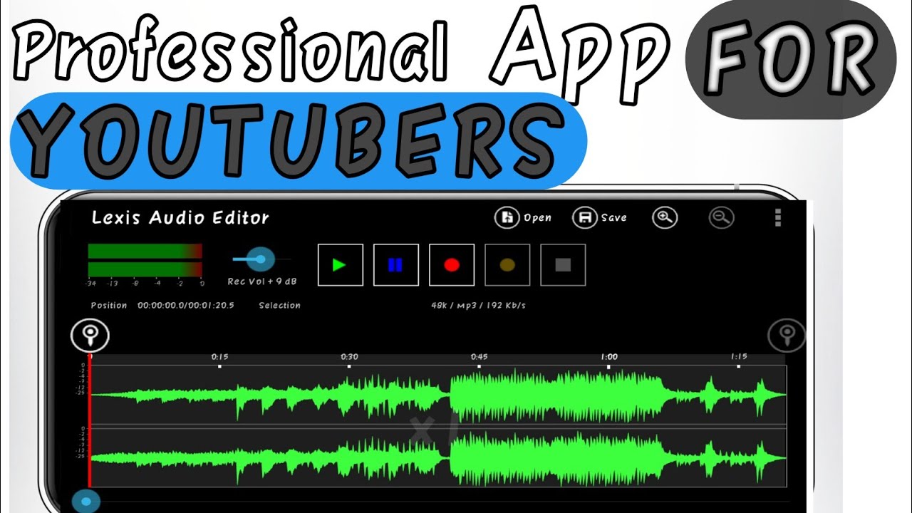 Best Sound Recording App For Android YoUTubers Sound Recorder For
