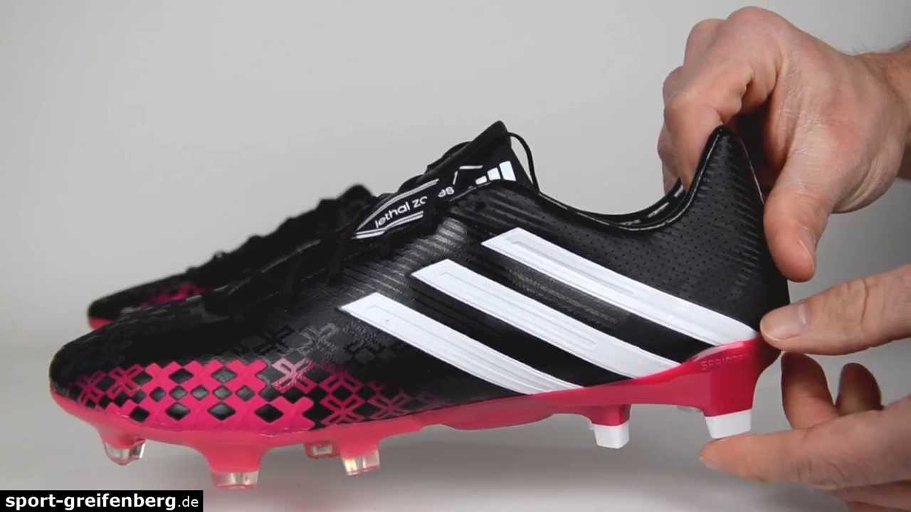 dolor de estómago Rancio Educación escolar Adidas Predator LZ TRX FG II black/rhythm pink 2014 Fußballschuhe - YouTube