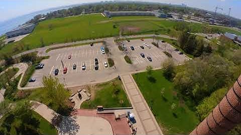 Crux35 w/ Insta360 Go2 - Buzzing the tower.