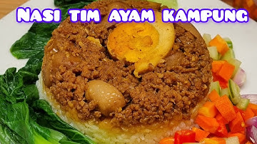Nasi tim ayam kampung