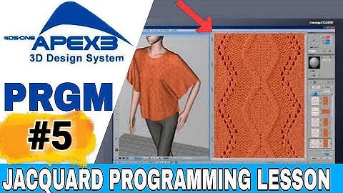 JACQUARD Knitting Programming Lesson 05 ||  APEX3 SWEATER Knitting PROGRAMMING (বাংলা) Bangla 2020