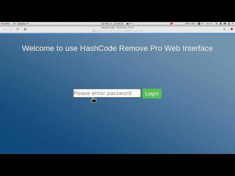 HashCode Remove Pro: Change Password