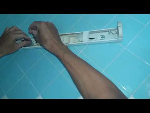 Video Thay bóng đèn led vào máng đèn huỳnh quang - youtube