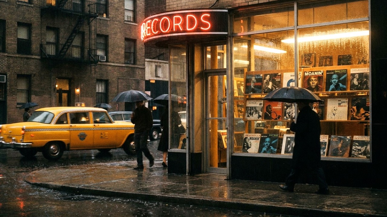 Watch New York Jazz Night | Blue Note Before the First Note (1960s Rain Ambience) on YouTube Watch New York Jazz Night | Blue Note Before the First Note (1960s Rain Ambience) on YouTube