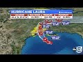 7AM UPDATE: Hurricane Laura strengthens to Category 3