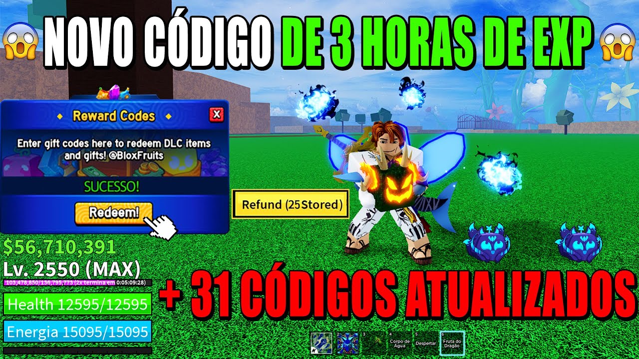 CORRE!! NOVO CÓDIGO DA FRUTA DO BUDDHA PERMANENTE NO BLOX FRUITS