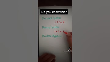 Decimal System vs Binary System vs Boolean Algebra | Math Tutorial